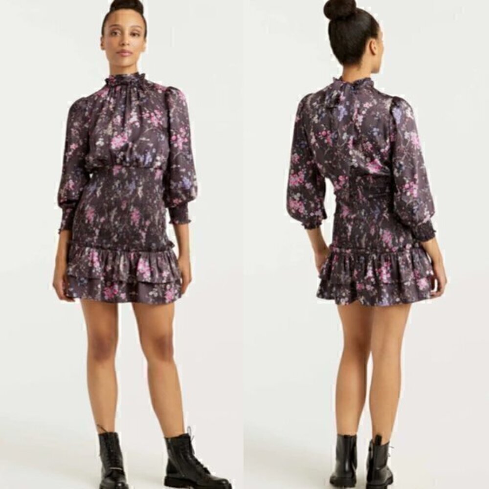 Cinq a Sept Sakura Floral Arabelle Dress Size 14 NWT